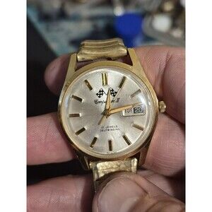Vintage Benrus Competition II 17 Jewels 34mm Men's Automatic Watch. Day/Date